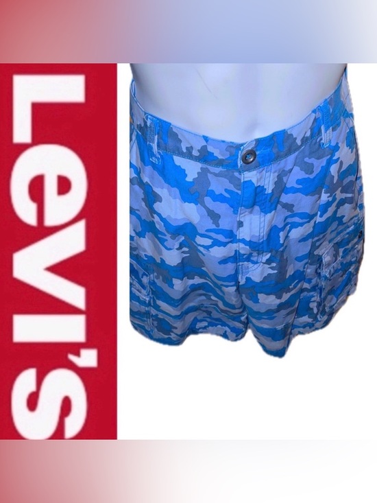 Levi's Other - Men's Levi’s Blue Camo Cargo Shorts